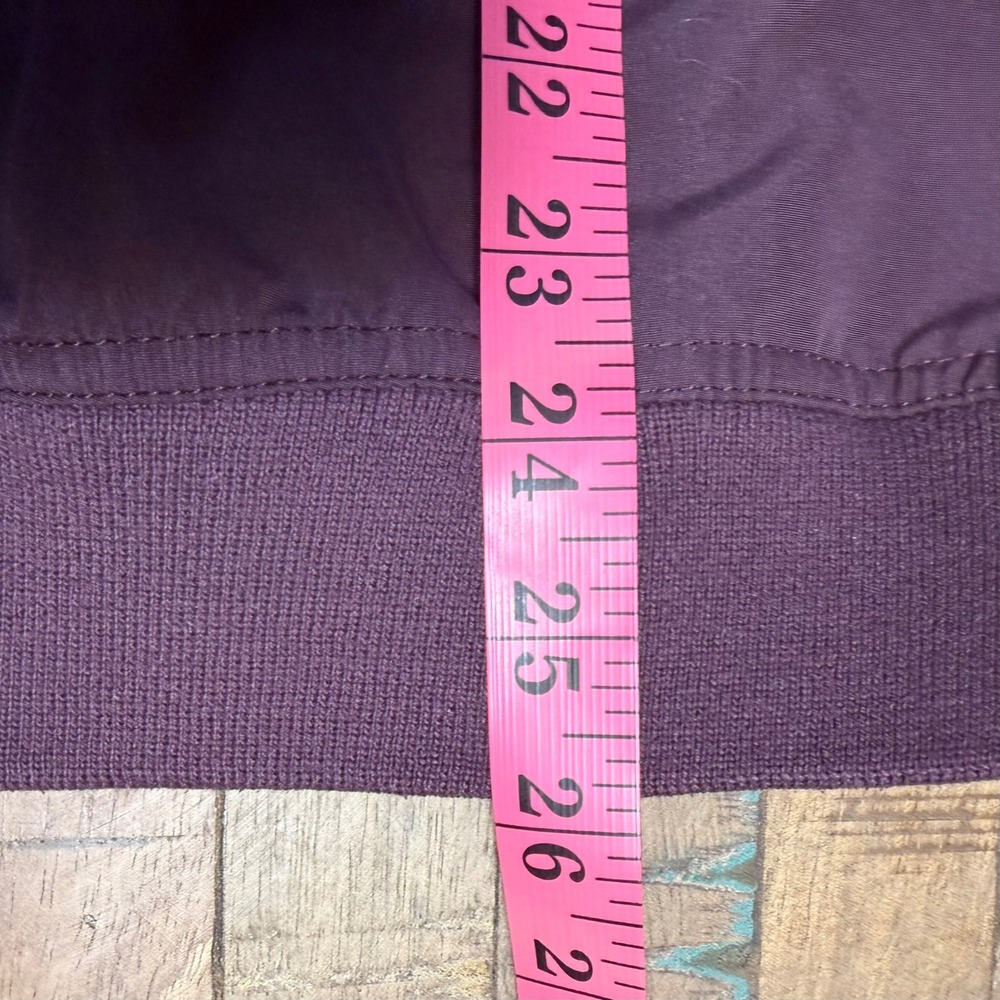 Izod Womens Purple Quarter Zip Pullover and Pants Tracksuit Set Jacket L-Pants M - Picture 4 of 10